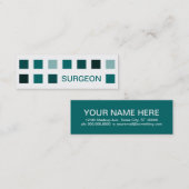 軍医(モダン正方形) スキニー名刺 (正面/裏面)