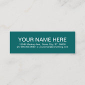 軍医(モダン正方形) スキニー名刺 (裏面)