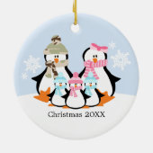 軍家族のクリスマスオーナメント セラミックオーナメント (裏面)