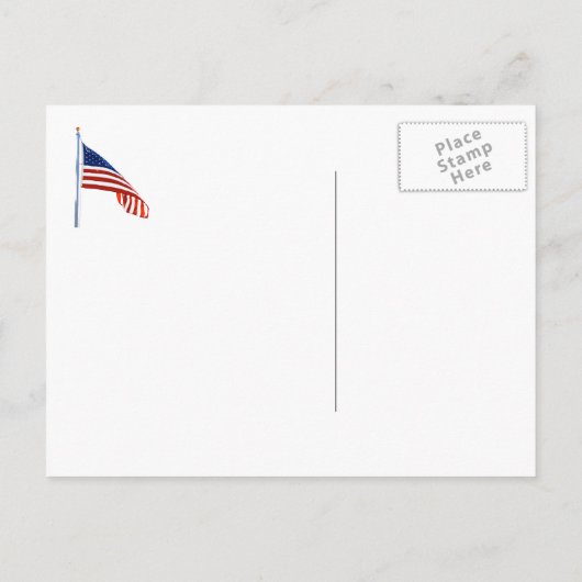 軍感謝してい用愛国的はがき ポストカード (裏面)