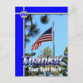 軍感謝してい用愛国的はがき ポストカード (正面)