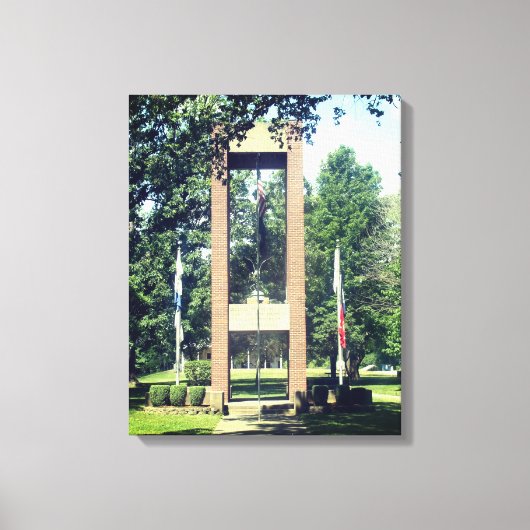 軍慰霊碑 キャンバスプリント (正面)