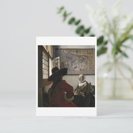 『軍曹と笑う少女』（ぐんそうとわらうしょうじょ、英: Officer and Laughing Gi ポストカード (スタンド正面)