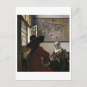 『軍曹と笑う少女』（ぐんそうとわらうしょうじょ、英: Officer and Laughing Gi ポストカード (正面)