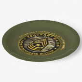 軍曹専攻のプロモーション ペーパープレート (アングル)