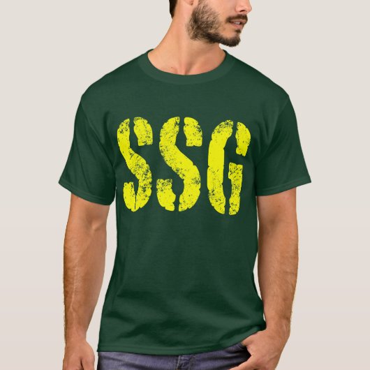 軍曹SSGのランク Tシャツ (正面)