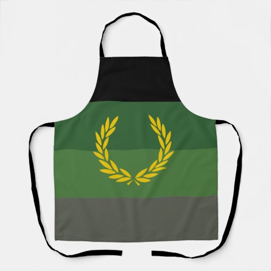 軍服プライドフラグ エプロン (正面)