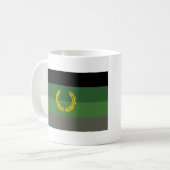 軍服プライドフラグ コーヒーマグカップ (正面左)