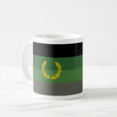 軍服プライドフラグ コーヒーマグカップ (正面左)