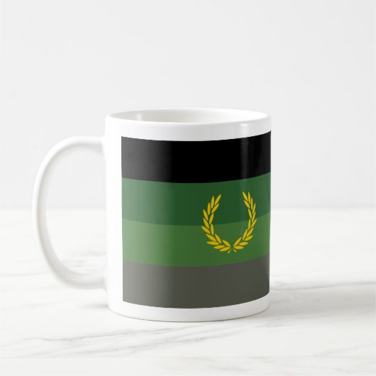 軍服プライドフラグ コーヒーマグカップ (左)