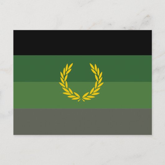 軍服プライドフラグ ポストカード (正面)