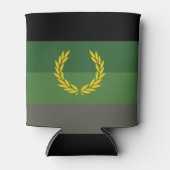 軍服プライドフラグ 缶クーラー (正面)