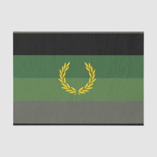 軍服プライドフラグ 薄葉紙 (正面)
