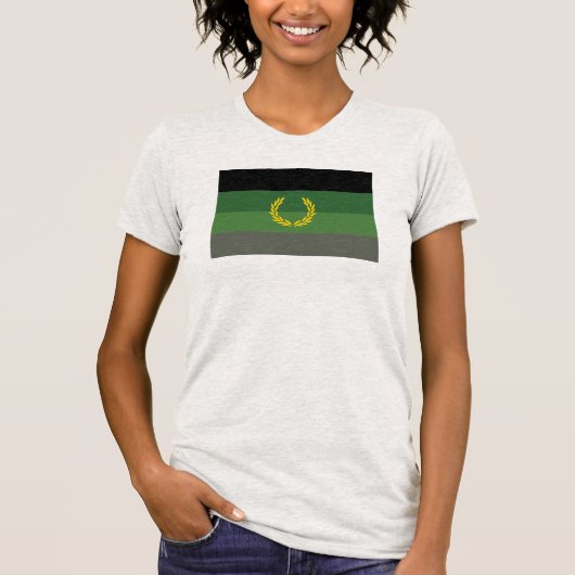 軍服プライドフラグ Tシャツ (正面)