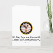 軍海軍船員のバースデー・カード カード (裏面)