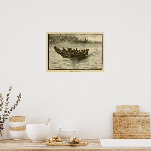 軍用カヌー ポスター (キッチン)