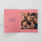 軍用クリスマス標準、5"×7"折りたたみ式グリーティングカード カード (内部)