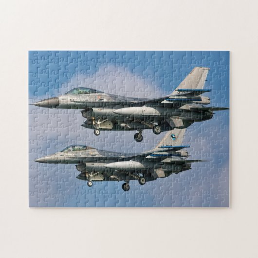 軍用ジェット機 ジグソーパズル (横)