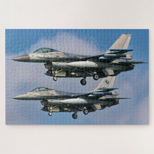 軍用ジェット機 ジグソーパズル (横)