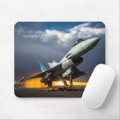 軍用ジェット機 マウスパッド (マウス)