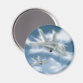 軍用ジェット機 マグネット (正面/裏面)