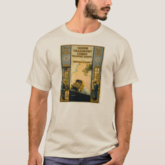 軍用トラックのTシャツ Tシャツ