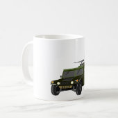 軍用ハンヴィーオフロード戦術車両 コーヒーマグカップ (正面左)