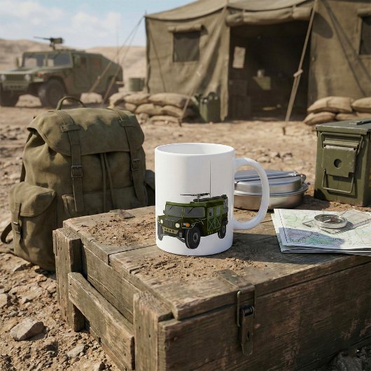 軍用ハンヴィーオフロード戦術車両 コーヒーマグカップ