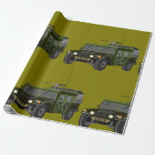 軍用ハンヴィーオフロード戦術車両 ラッピングペーパー (アンロールド)