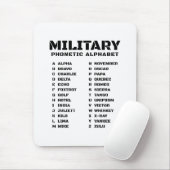 軍用フォネティックコード マウスパッド (マウス)