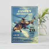 軍用ヘリコプター 招待状 (スタンド正面)