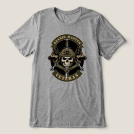 軍用作業犬ベテランK9エンブレム トライブレンドTシャツ