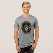 軍用作業犬ベテランK9エンブレム トライブレンドTシャツ (正面全面)