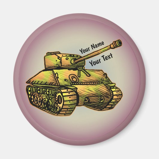軍用戦車マグネット マグネット (正面)