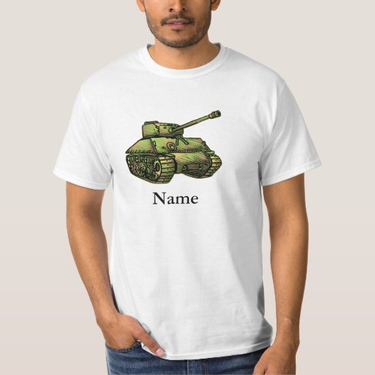 軍用戦車Tシャツ Tシャツ (正面)