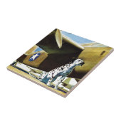 軍用犬 タイル (側面)