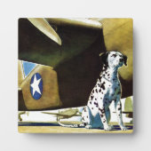 軍用犬 フォトプラーク (正面)