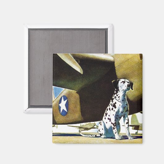 軍用犬 マグネット (正面/裏面)