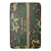 軍用車両迷彩パターン バスマット (正面縦)