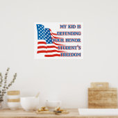 軍自由 – 名誉学生プリントポスター ポスター (キッチン)