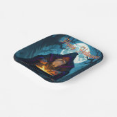 軍艦がハローウィンパーティを造る ペーパープレート (傾斜あり)