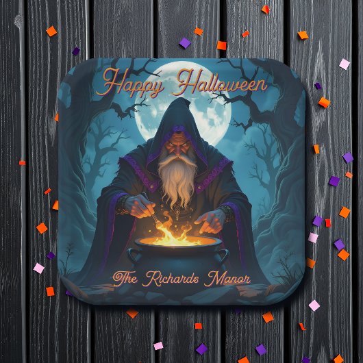 軍艦がハローウィンパーティを造る ペーパープレート