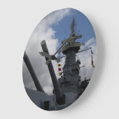 軍艦の時計 ラージ壁時計 (傾斜)