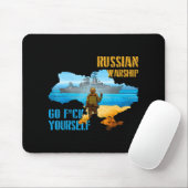 軍艦ウクライナ地図プライドヴィンテージウクライナ郵便料金 マウスパッド (マウス)