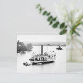 軍艦提督ペリー：1860年代 ポストカード (スタンド正面)