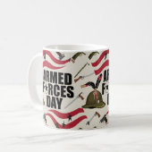 軍誇りを持った兵 コーヒーマグカップ (正面左)