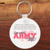 軍誇りを持った妻 キーホルダー (正面)