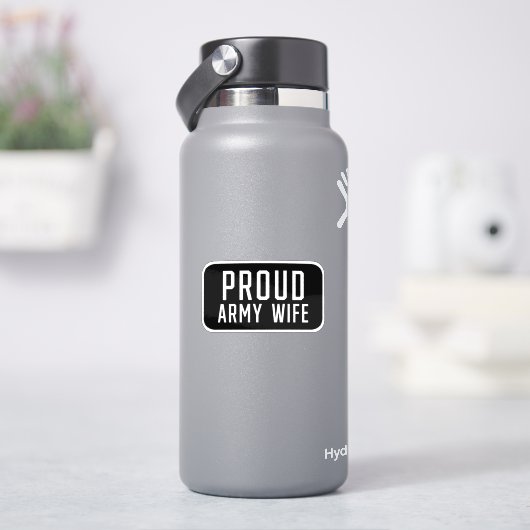 軍誇りを持った妻 シール (HydroFlask)