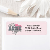 軍誇りを持った妻 ラベル (インサイチュ)