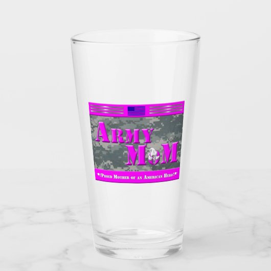 軍誇りを持った母 タンブラーグラス (正面)